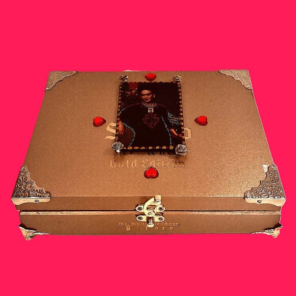 Suenos de Saundra Upcycled, Extremely Rare GOLD EDITION SINISTRO Cigar Box, - Picture 10 of 10